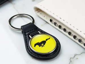 Ford Fodero Chiavi In Pelle Minimo Sodo Stile Drift